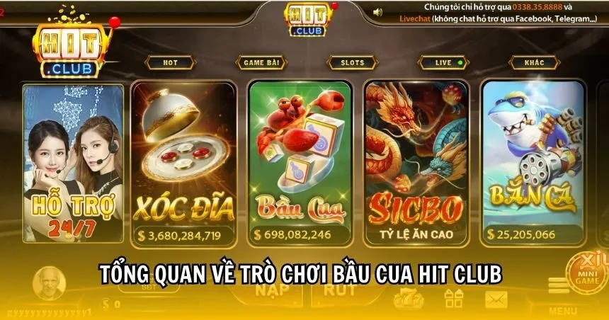 Tổng quan về trò chơi Bầu Cua HIT CLUB